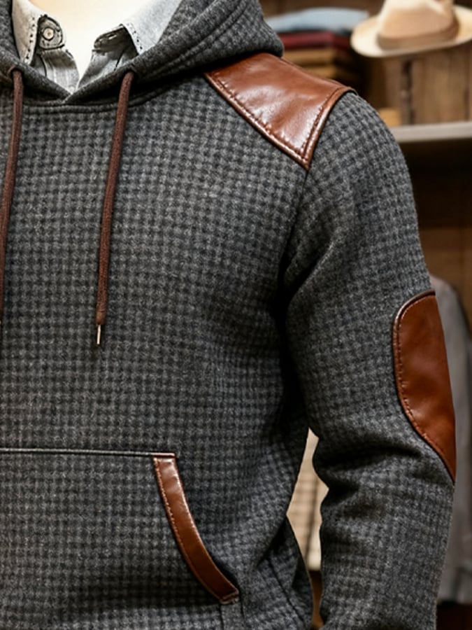 Southee – Hosszú Ujjú Kapucnis Pulóver Waffle Mintával