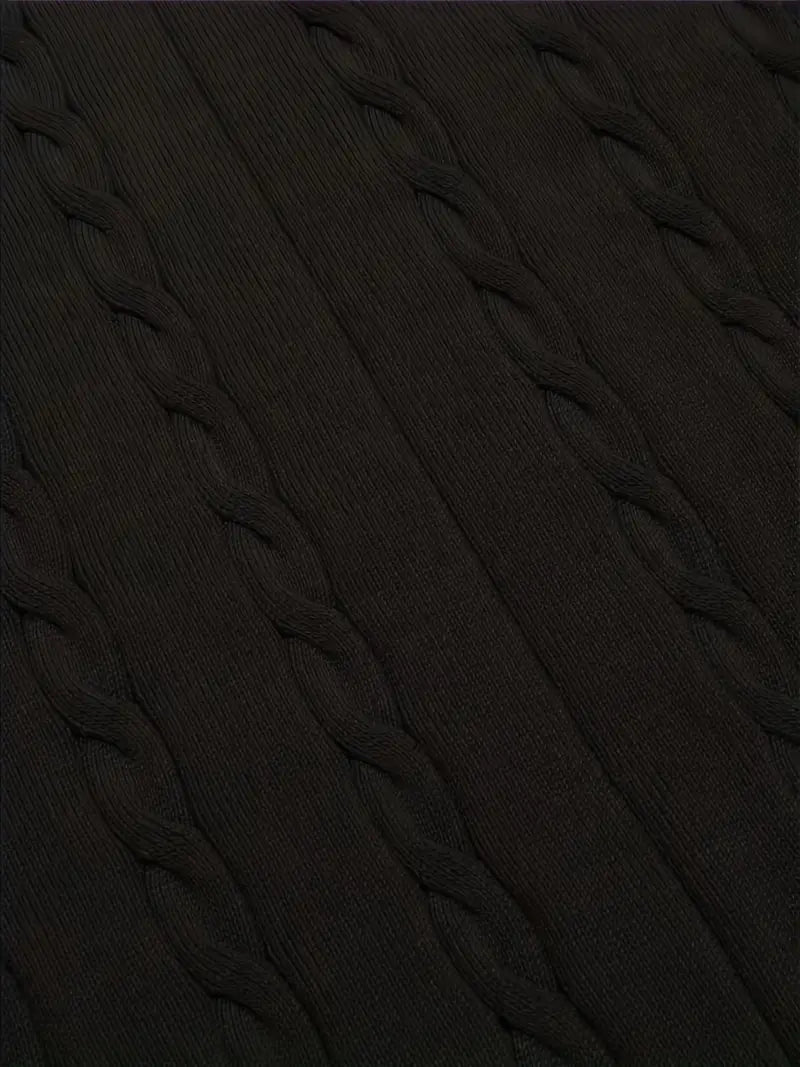 Duane - Ujjatlan, V Nyakú Kötött Pulóver