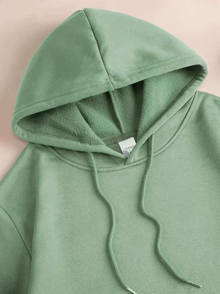 Jayasuriya – Kényelmes Kapucnis Pulóver Jellegzetes Nyomtatással