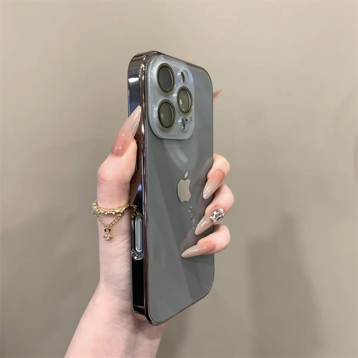 Chromelux – Prémium Galvanizált üveg Lencsetok iPhone Hoz