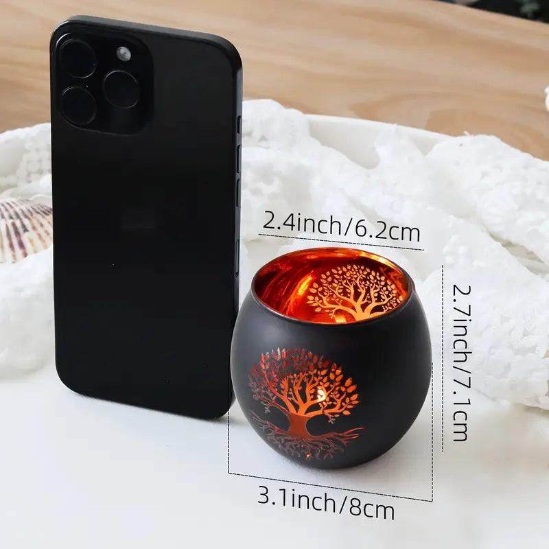 GlowRoot - Életfa Gyertyatartó Szett