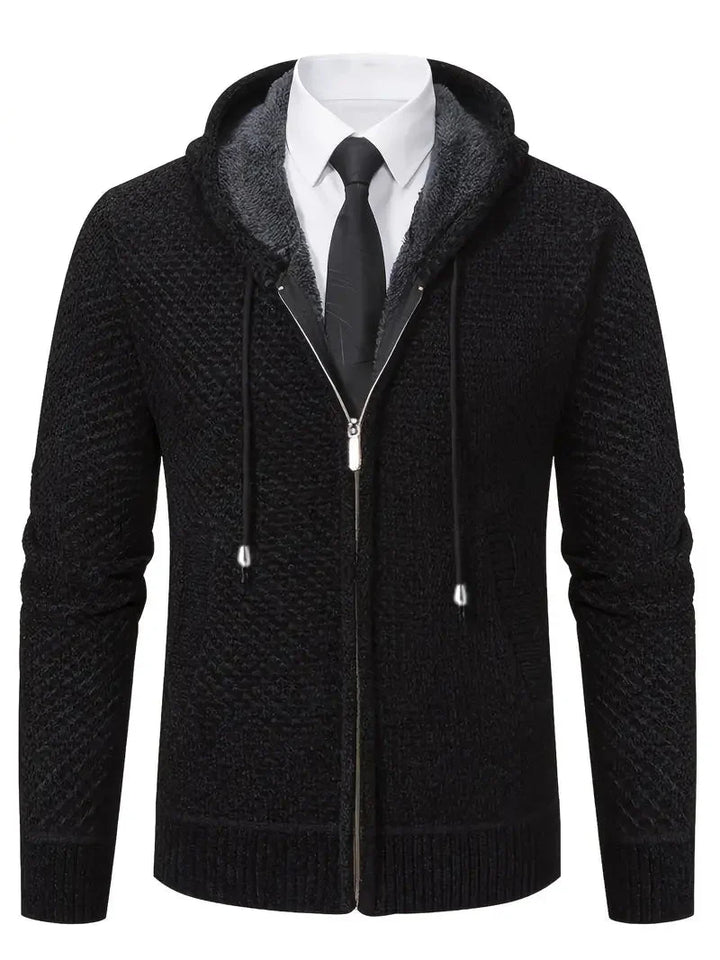 Kyrie - Cipzáras Kapucnis Kabát Zsebekkel