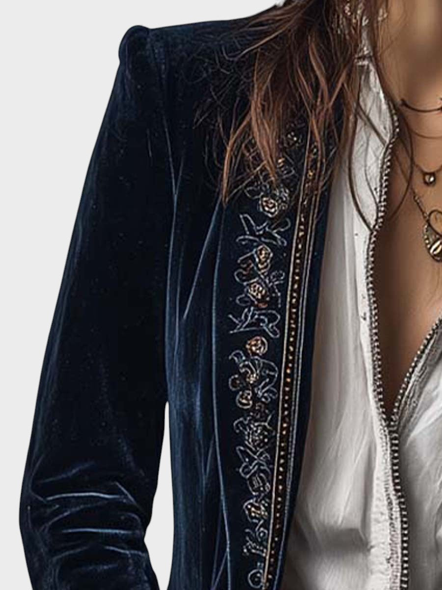 Cezara - Elegáns Polár Kabát