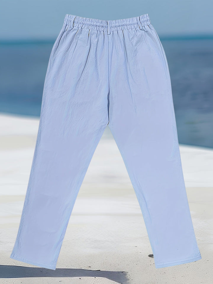 Aznar - Alkalmi Len Elasztikus Nadrág