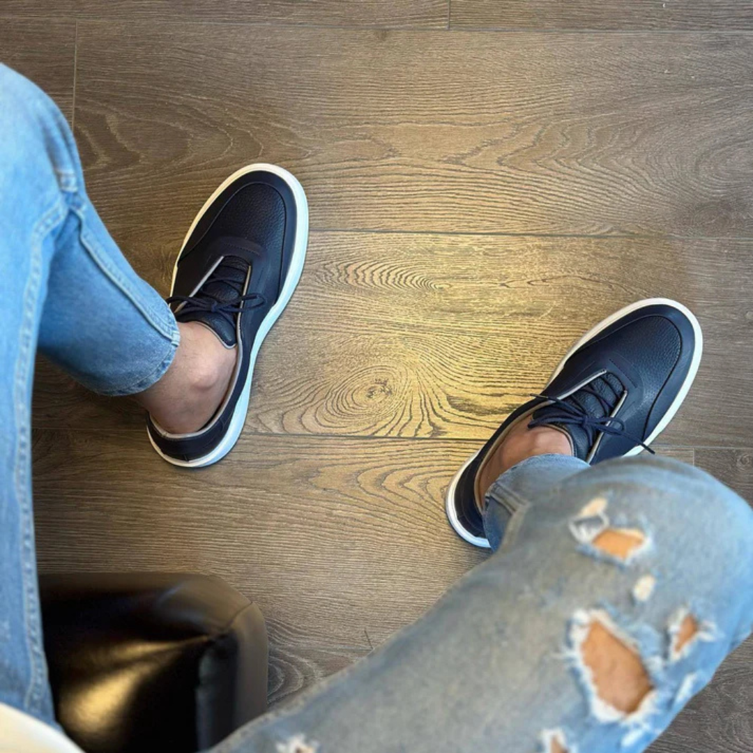 Corentin - Vastag Talpú Bőr Cipő