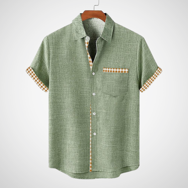 Christopher - Rövid Ujjú Póló Mellkasi Zsebbel