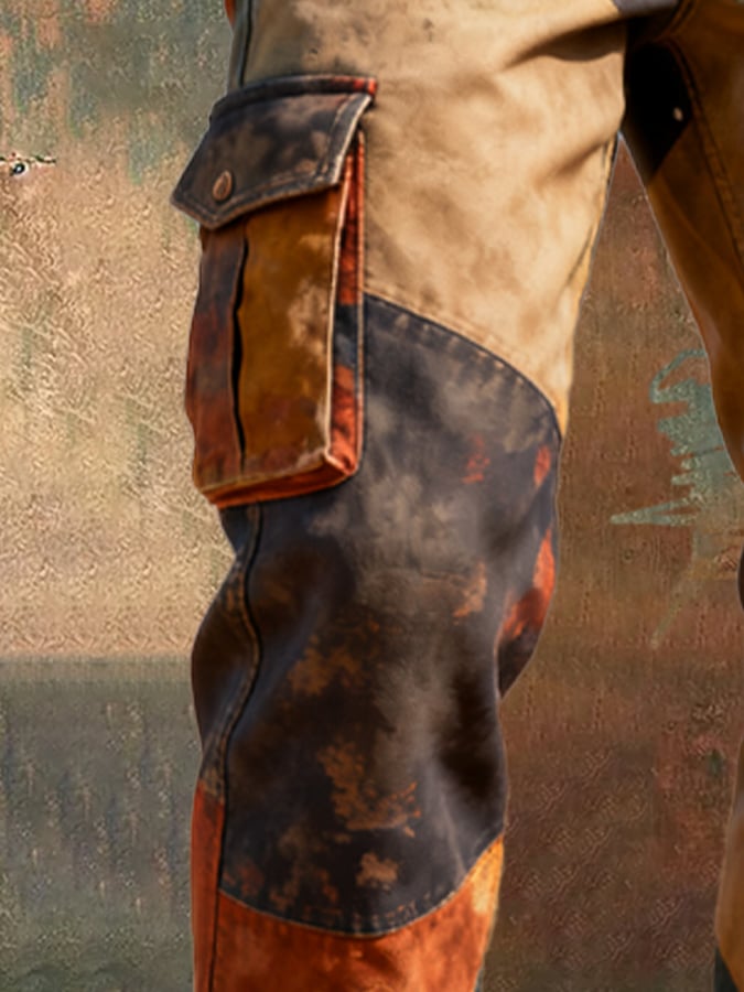 Santner – Retro Munkásnadrág Színes Blokkos Zsebekkel