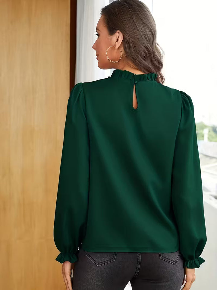 Aurelija - Ruha Fodros Gallérral és Puffos Ujjakkal