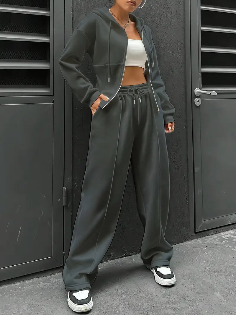 Nanci - Alkalmi Hosszú Ujjú Kétrészes Szett