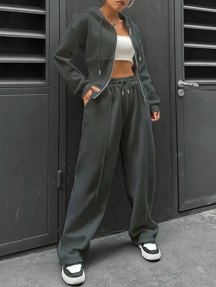 Nanci - Alkalmi Hosszú Ujjú Kétrészes Szett