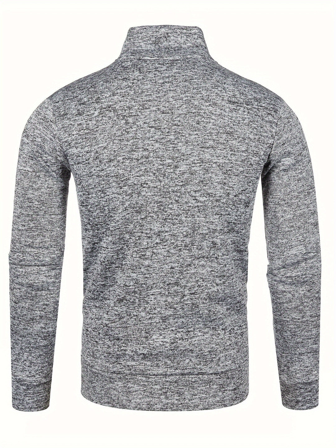 Grzegorz - Hosszú Ujjú Kötött Kabát Cipzárral