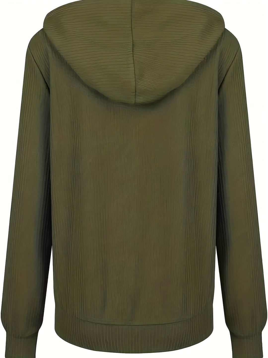 Moira - Hosszú Ujjú, Cipzáras, Húzózsinórral Ellátott Kapucnis Pulóver