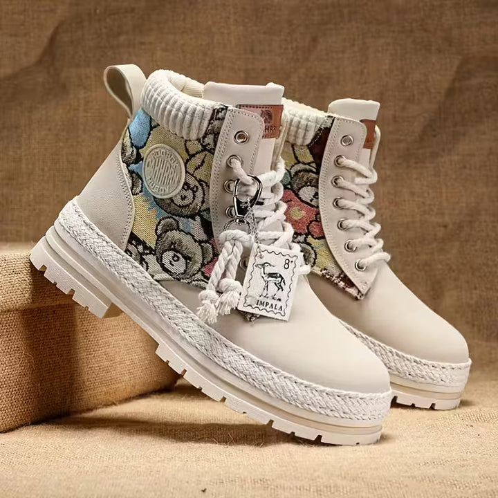 Hilarie - Teddy Nyomtatás Csúszásgátló Tornacipő