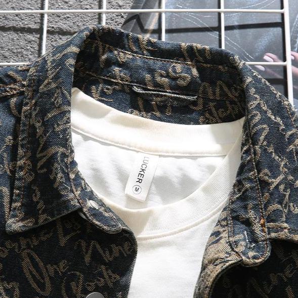 Godfrey - Denim Scripture kabát