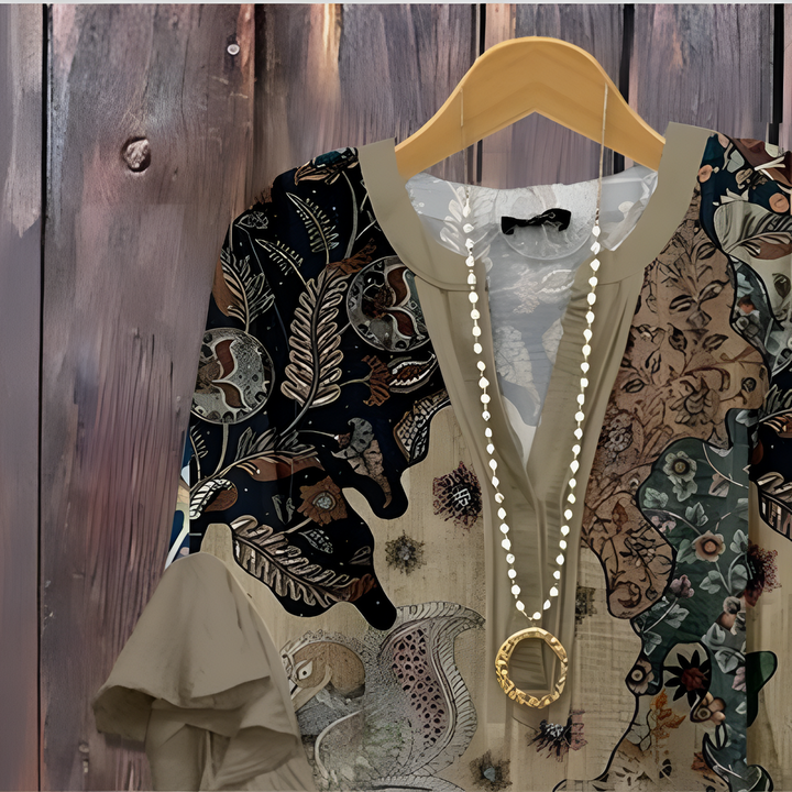 Jaycie – Elegáns Blúz Mintákkal