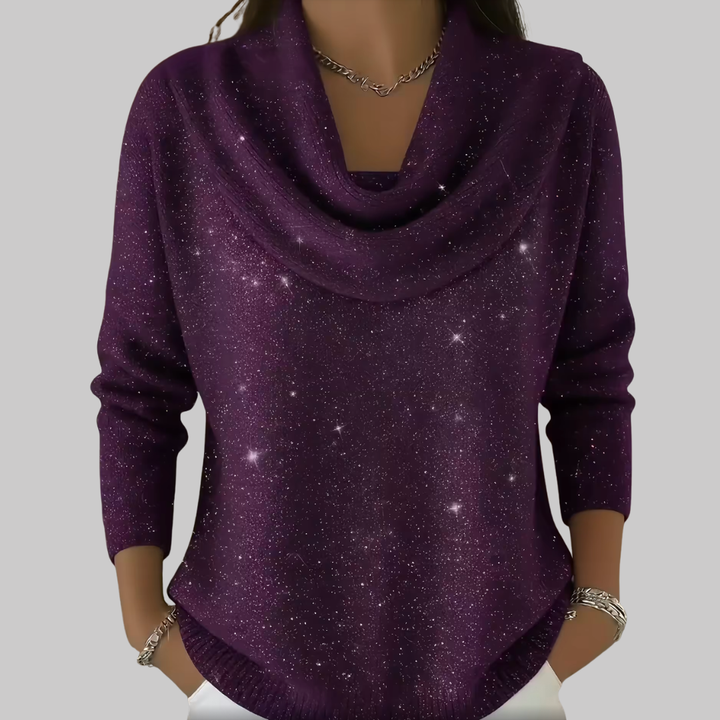 Ayelet - Puha Csillagmintás Garbó Pulóver