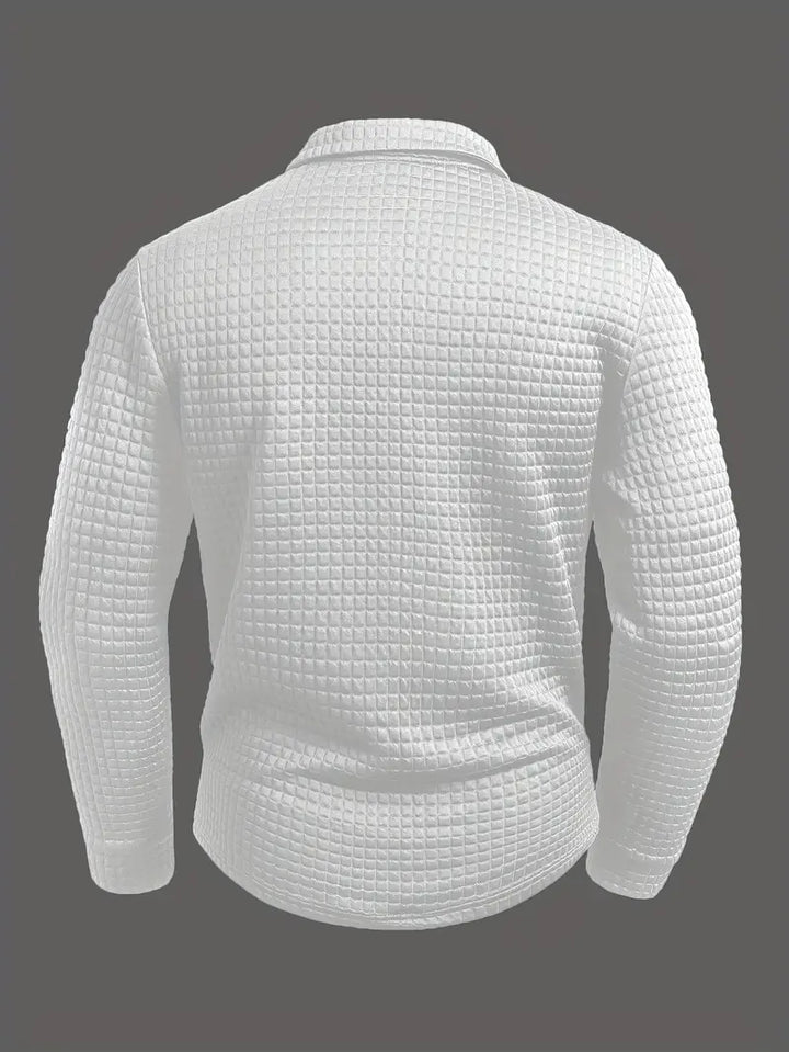 Hughes – Alkalmi Vastag Kötésű Gombos Ing