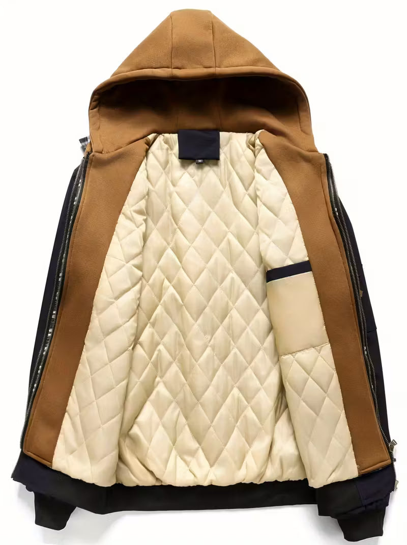 Sylvain - Kapucnis Légierő Kabát Cipzárral