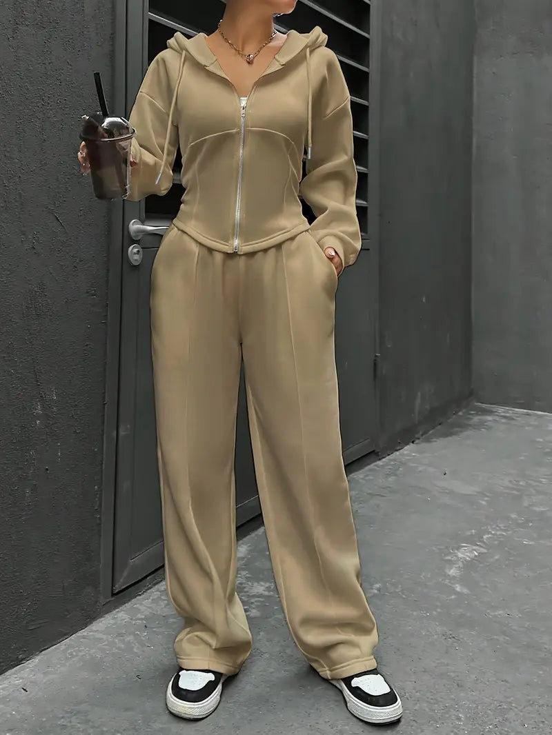 Nanci - Alkalmi Hosszú Ujjú Kétrészes Szett