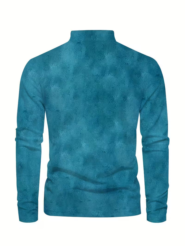 Giles - Stílusos 3D Vitorlás Nyomtatott Galléros Ing