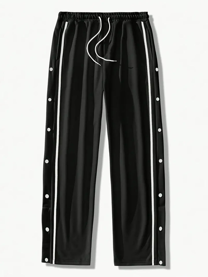 Mendis – Alkalmi Sportos Egyenes Szárú Nadrág Patentos Gombbal