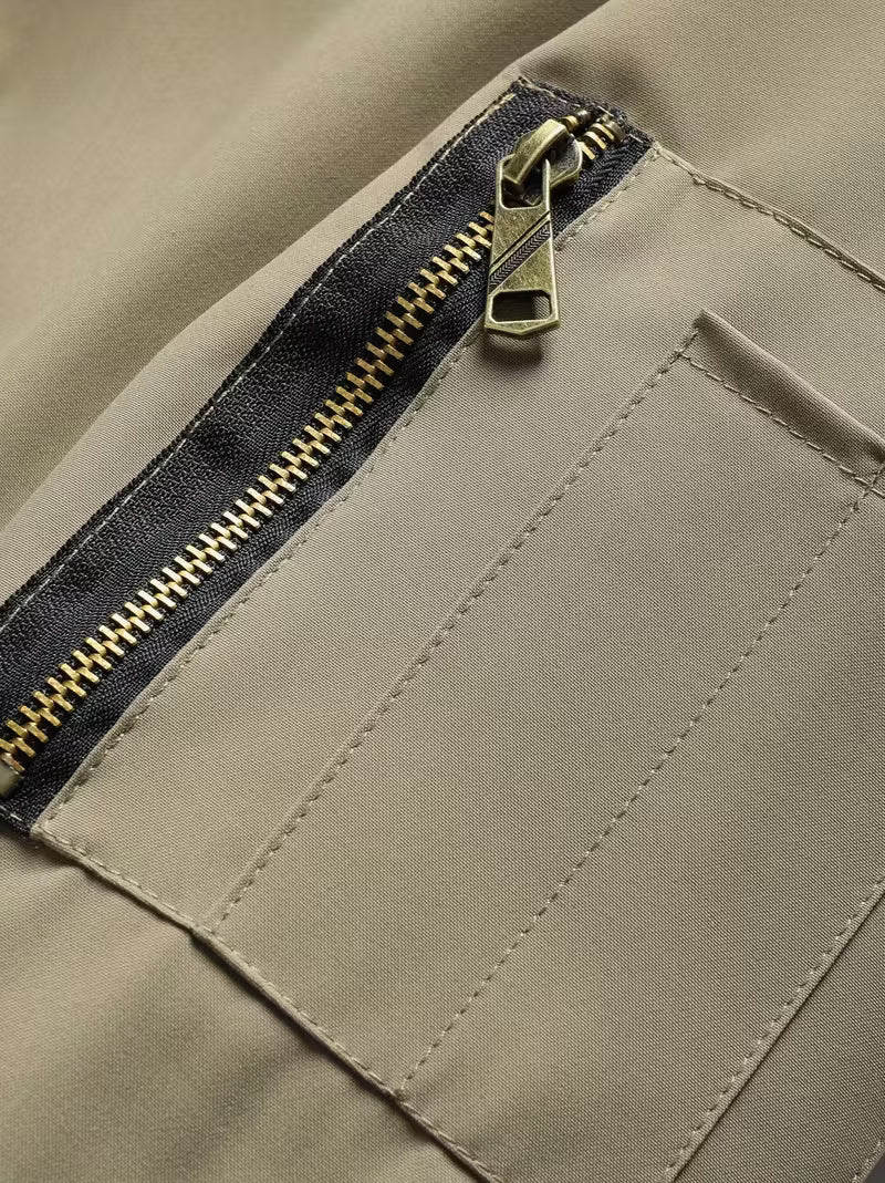 Sylvain - Kapucnis Légierő Kabát Cipzárral