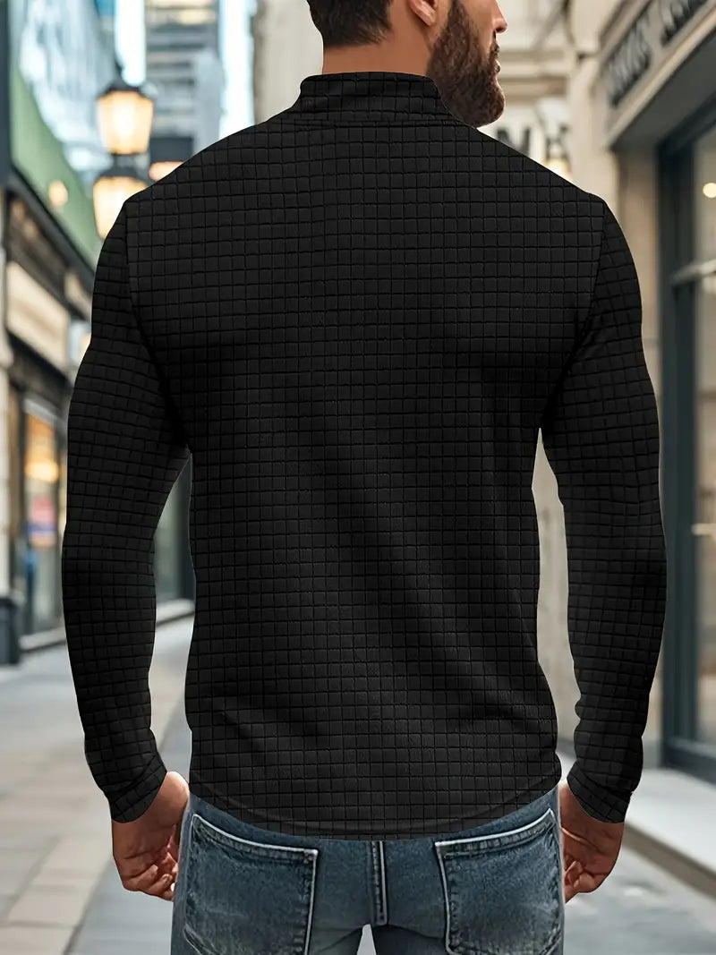 Jarryd - Hosszú Ujjú Pulóver Félcipzárral