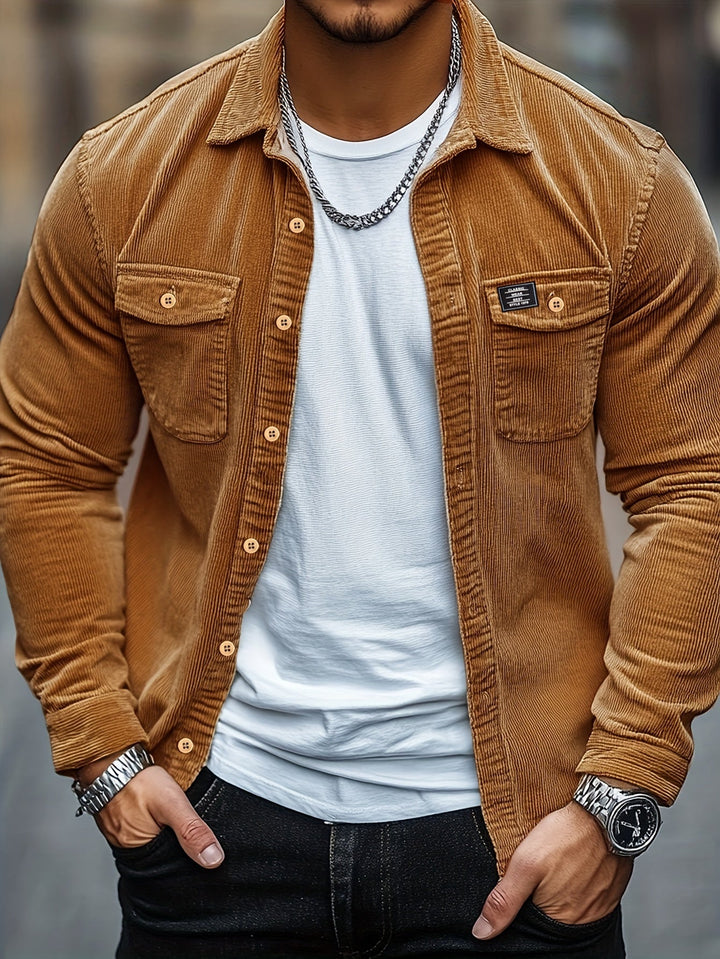 Felipe - Alkalmi Kordbársony Gombos Ing