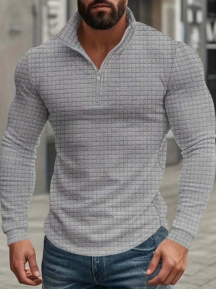 Jarryd - Hosszú Ujjú Pulóver Félcipzárral