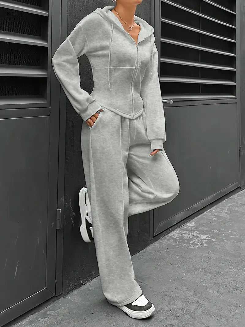 Nanci - Alkalmi Hosszú Ujjú Kétrészes Szett