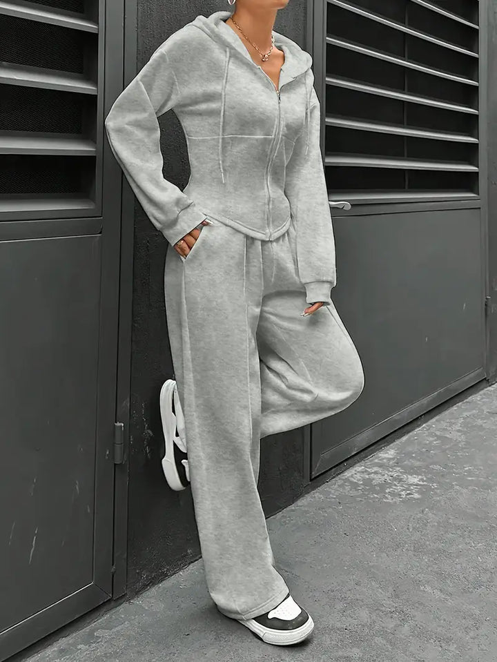 Nanci - Alkalmi Hosszú Ujjú Kétrészes Szett