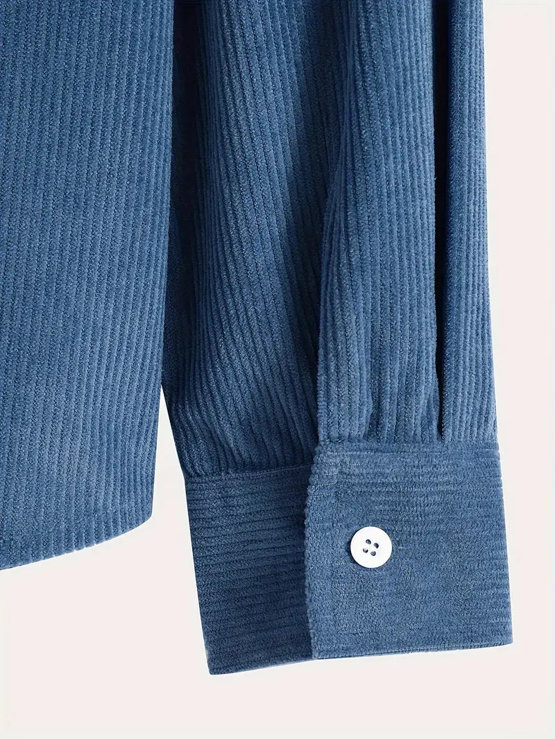 Costas - Kordbársony Textúrájú Kapucnis Pulóver