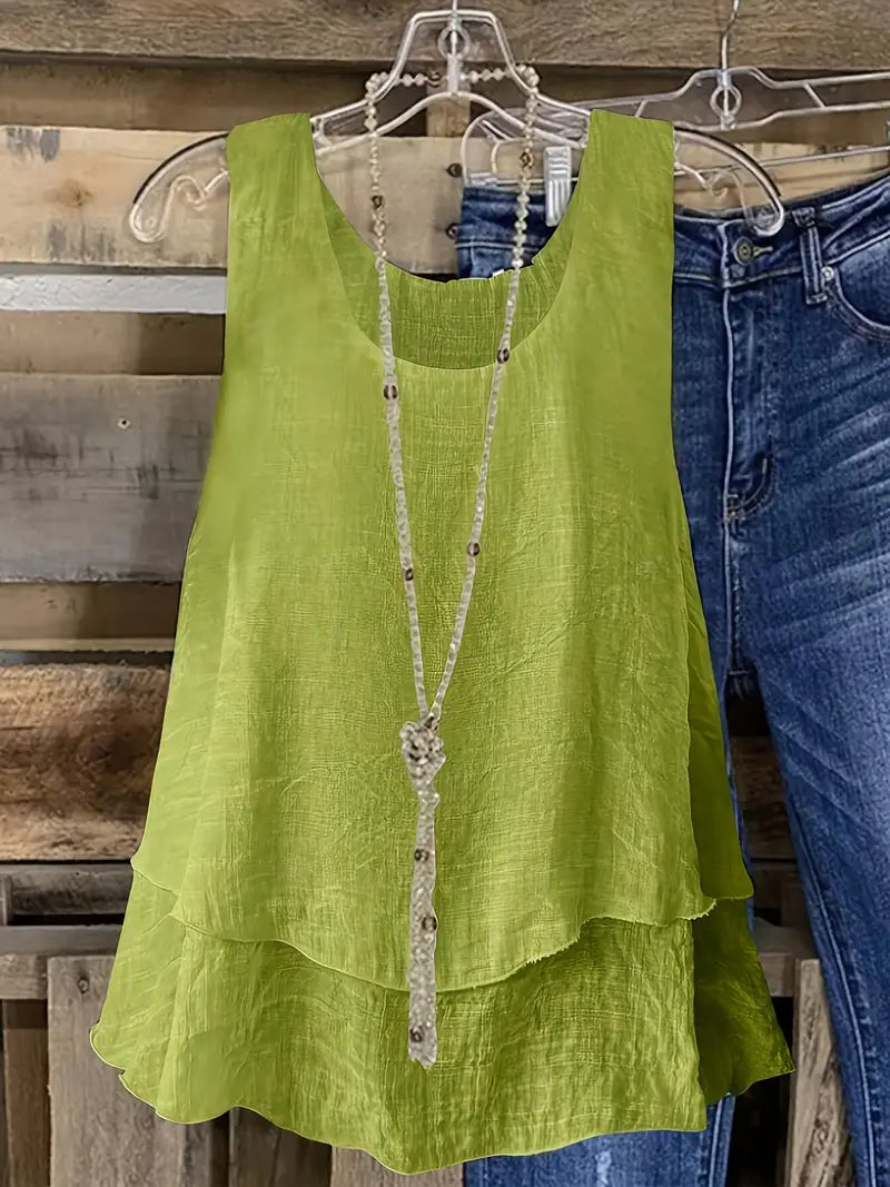 Cressida - Viszkóz Keverékből Készült, Fodros Póló