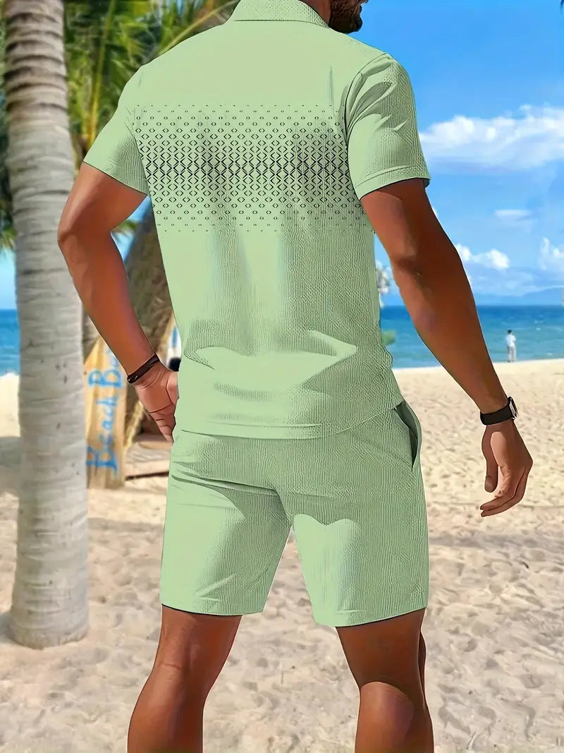 Zackary - Nyári Rövid Ujjú Kétrészes Szett