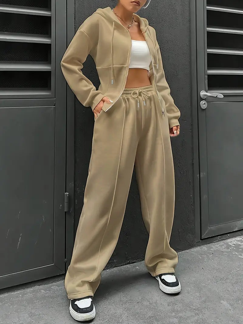 Nanci - Alkalmi Hosszú Ujjú Kétrészes Szett