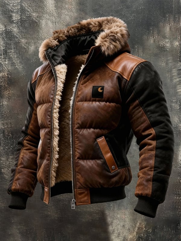 Gareth - Retro Steppelt Kabát Dupla Rétegű Gallérral