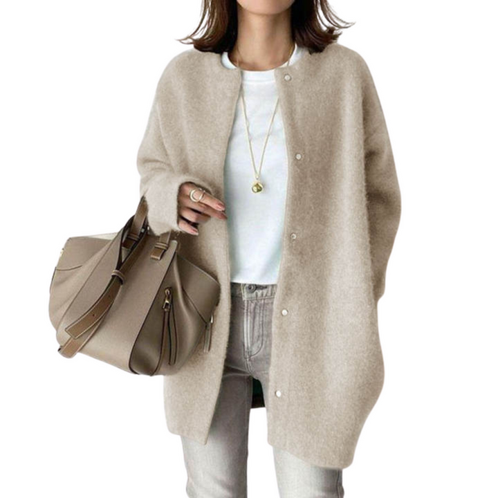 Genevia - Elegáns Kötött Kardigán