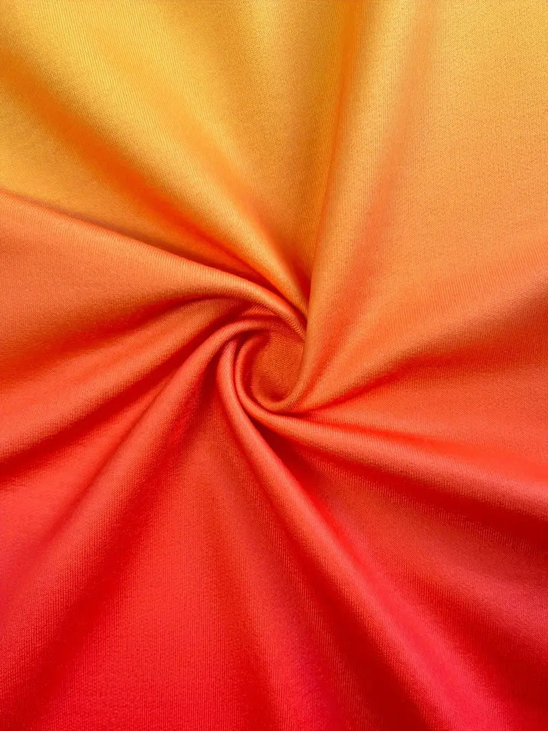 Areeqa - Színátmenetes Színű Húzózsinóros Kapucnis Pulóver