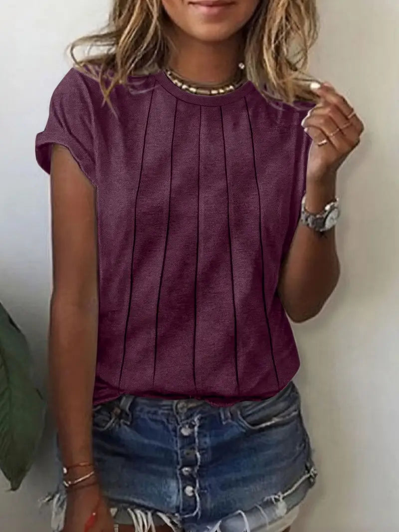 Vitaliya - Alkalmi Rövid Ujjú Póló