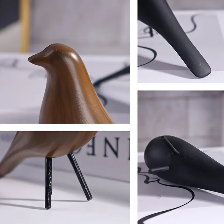 DecoPerch - Art Deco Absztrakt Madárszobor-Készlet