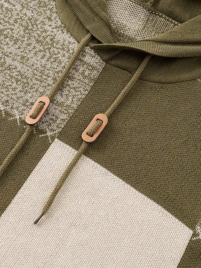 Donovan - Kényelmes Kötött Kapucnis Pulóver