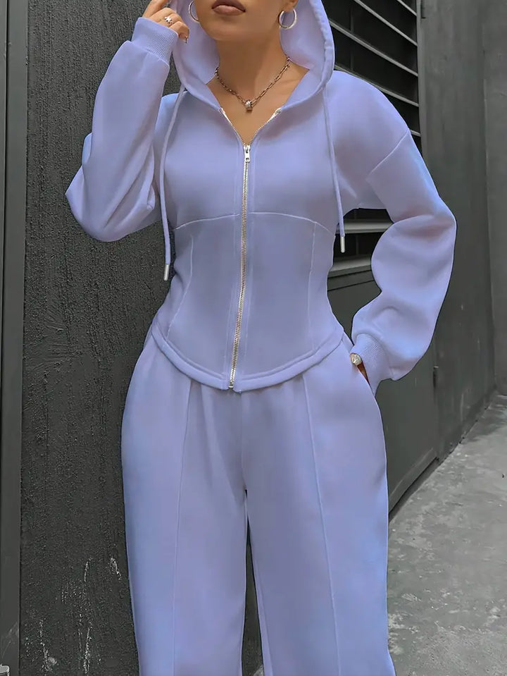 Nanci - Alkalmi Hosszú Ujjú Kétrészes Szett