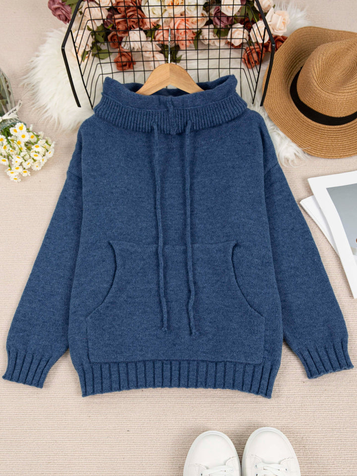 Zelina - Hosszú Ujjú Pulóver Zsebbel