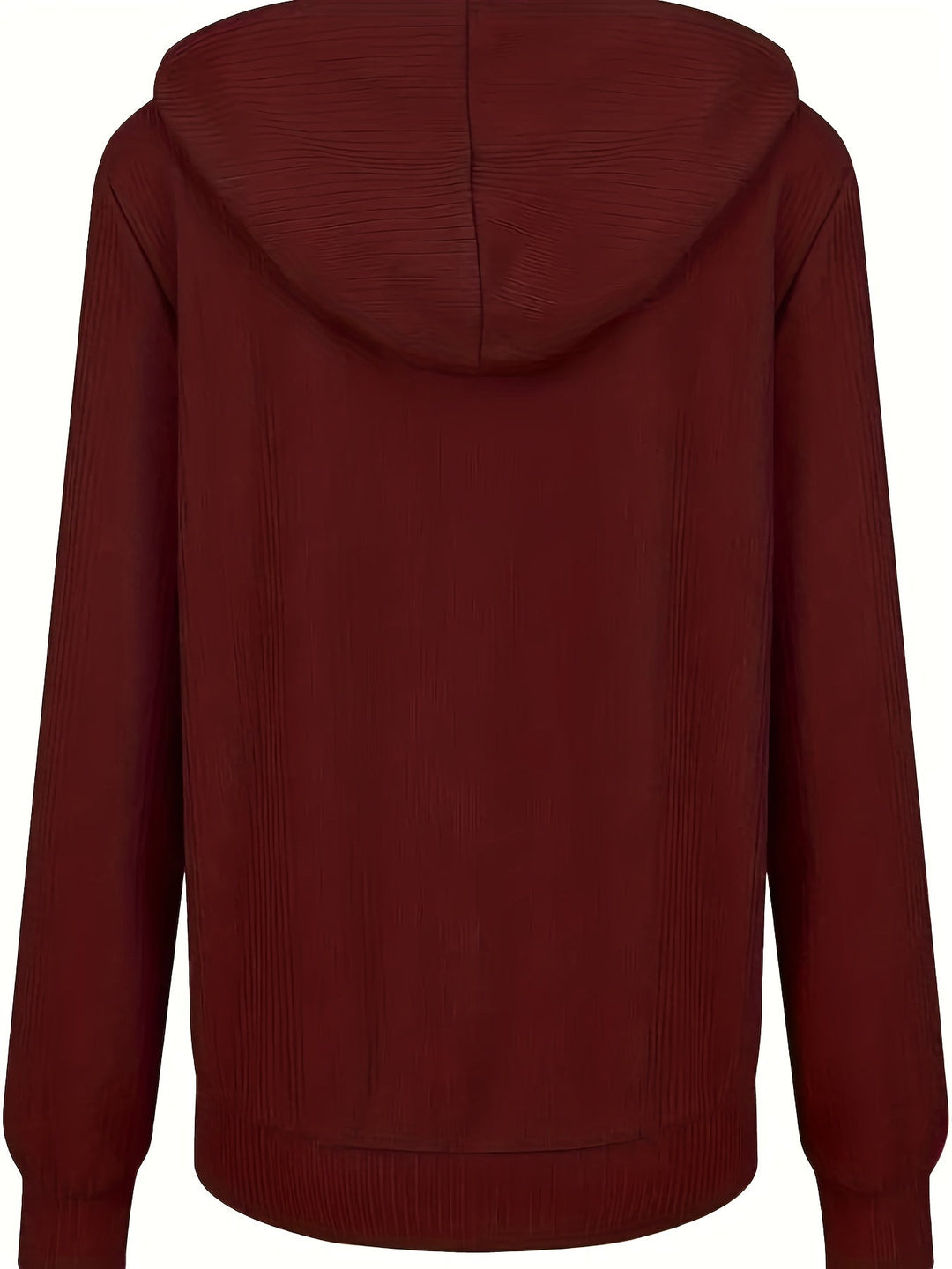 Moira - Hosszú Ujjú, Cipzáras, Húzózsinórral Ellátott Kapucnis Pulóver