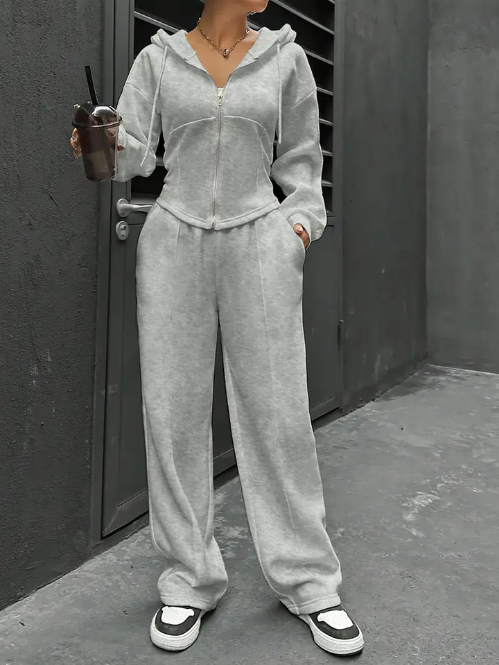 Nanci - Alkalmi Hosszú Ujjú Kétrészes Szett