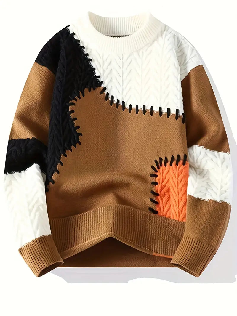 Wagner - Kerek Nyakú Alkalmi Kötött Pulóver