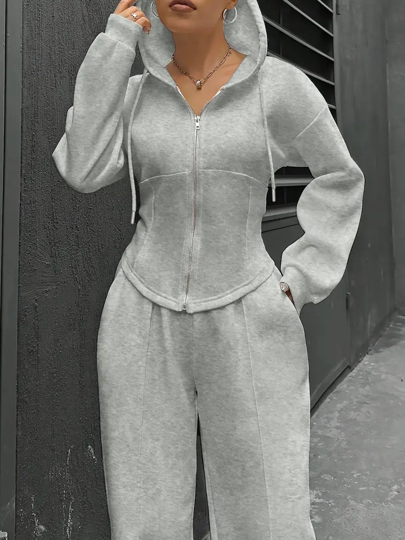 Nanci - Alkalmi Hosszú Ujjú Kétrészes Szett