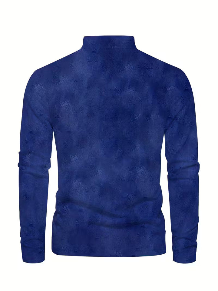 Giles - Stílusos 3D Vitorlás Nyomtatott Galléros Ing