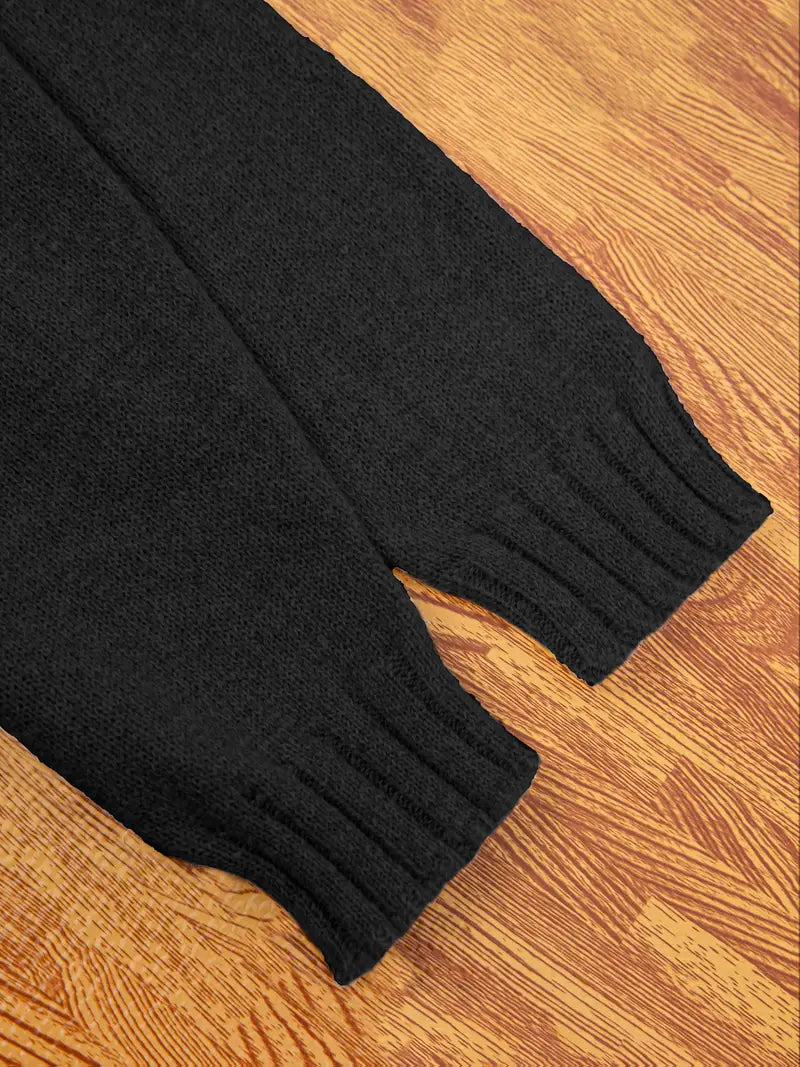 Natala - Kötött Pulóver Kenguruzsebbel