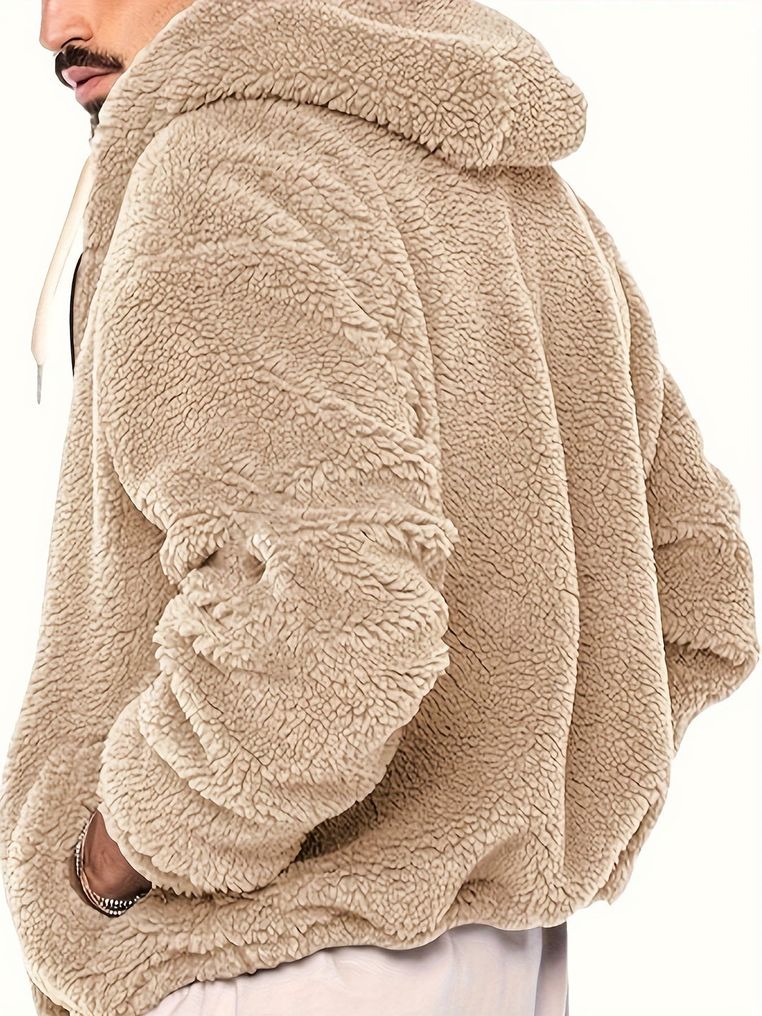 Hessel - Hosszú Ujjú Kapucnis Pulóver Cipzárral